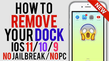 How To Remove The DOCK On iOS 11/10/9! NO Jailbreak/NO PC