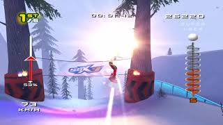 Xbox Original SSX 3 Gameplay Snow Jam race