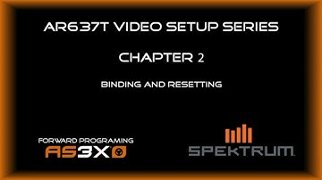 Spektrum Smart Receiver AS3X Setup Series  #2 - Binding and Aircraft Setup