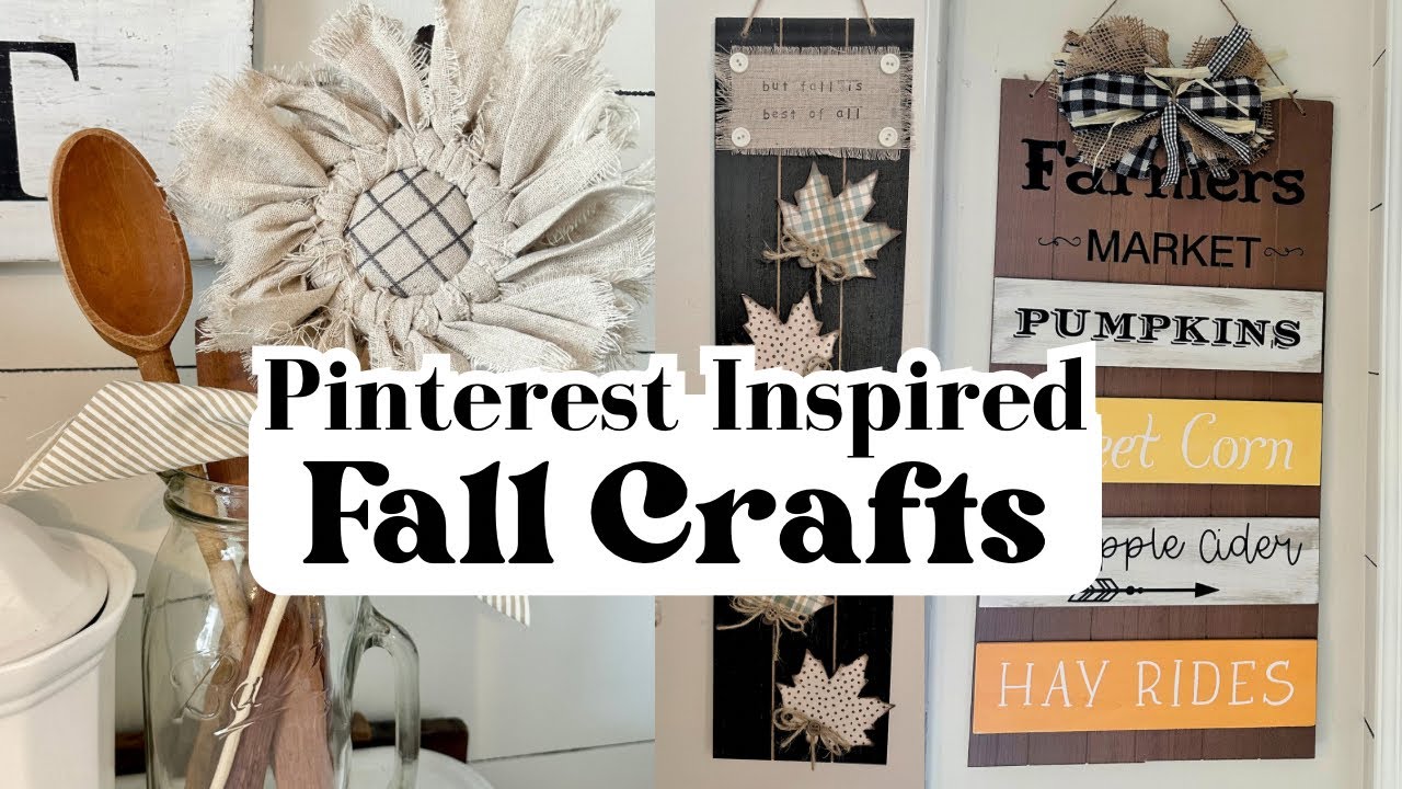 3 NEW DOLLAR TREE FALL DIYS PINTEREST INSPIRED CRAFTS FOR FALL 3 new dollar tree fall diys pinterest inspired crafts for fall