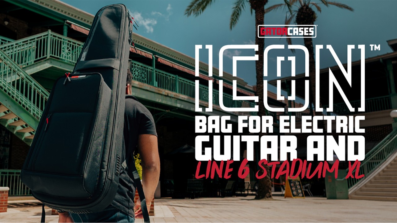 Gator ICON Series Electric Guitar Gig Bag with Line 6 Helix