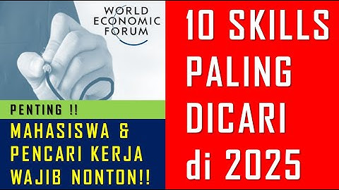 10 SKILL PALING DICARI di 2025