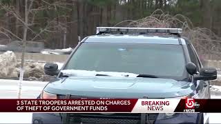 3 troopers arrested, face federal charges for overtime fraud