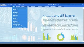 How to used MIS Reports in e-office