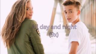 Johnny Orlando + Mackenzie Ziegler - Day & Night (Lyrics video)