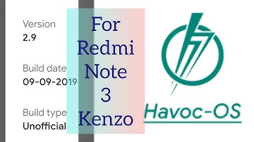 Latest Unofficial Havoc OS 2.9 |Latest Pie update for Redmi note 3