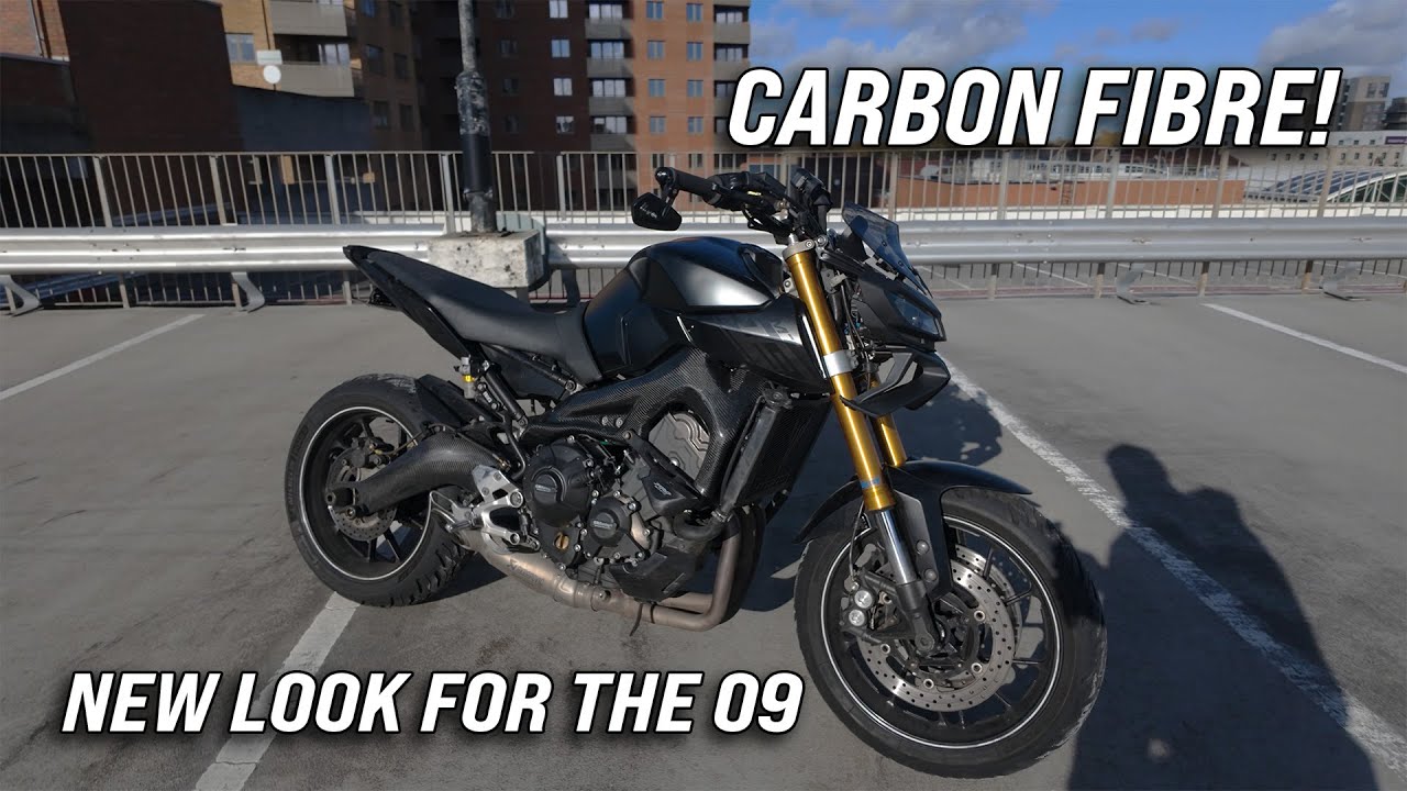 КАК УСТАНОВИТЬ КАРБОНОВЫЕ НАКЛАДКИ НА РАМУ YAMAHA MT09