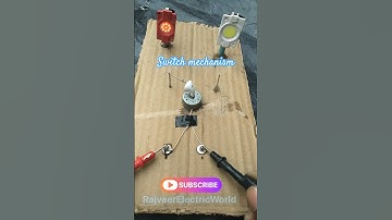 DC Motor Switch Mechanism#dcmotor #tech #youtubeshorts