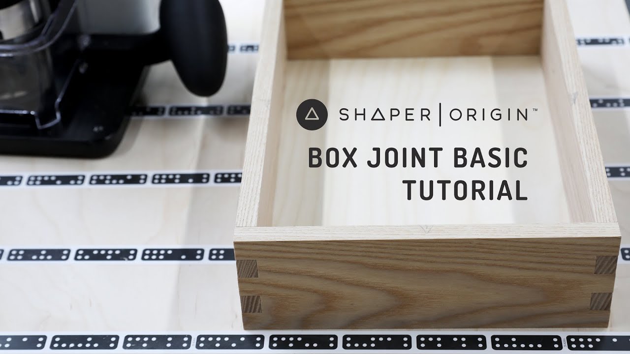 Walkthrough Of Box Joint Basic Extension On Shaper Origin Youtube