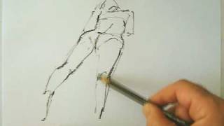 female figure speed drawing