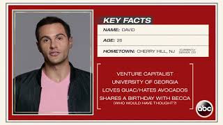 Becca's Bachelors: Meet David - The Bachelorette