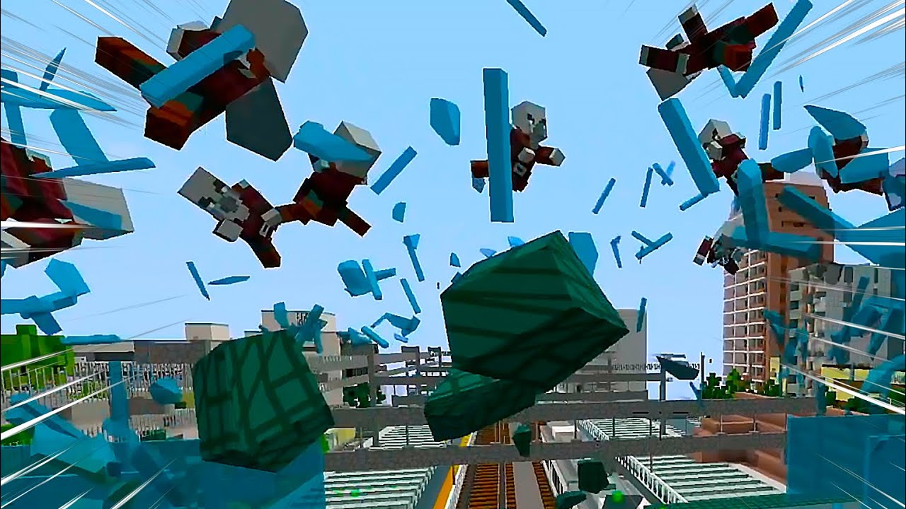 Minecraft Epic Ragdoll | ryona physics - YouTube