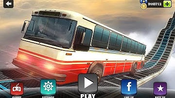 Impossible Sky Bus Driving Simulator Tracks - Android Gameplay