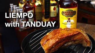 Korean Cooks and Tries Filipino LIEMPO with TANDUAY