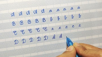Straight Cursive Writing Practice letters A-Z | Straight cursive writing a to z letters