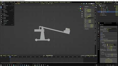 Working On A Physics Based Trebuchet - Blender