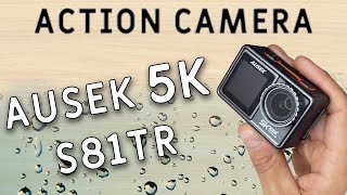 Экшн-камера AUSEK 5K S81TR  action camera  / обзор / ТЕСТ