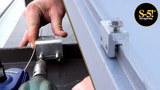 How to achieve proper torque with S-5! metal roof clamps?