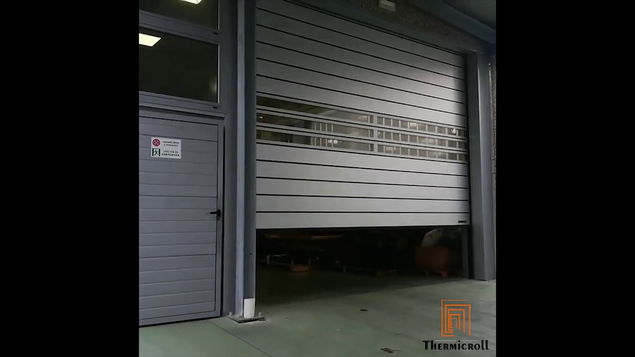 Porta Rapida Avvolgibile Coibentata  Thermicroll