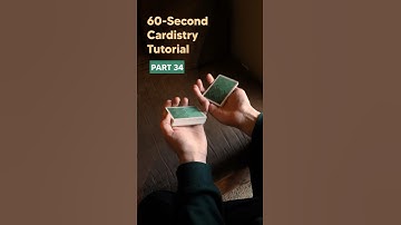Beginner Cardistry 60-Second Tutorial — Part 34 #cardistry #magic #tutorial #shuffle #cards #hobby