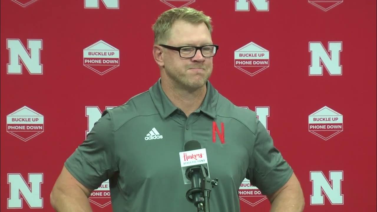 Scott Frost Sunday Press Conference YouTube