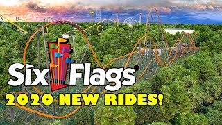 Six Flags Theme Parks 2020 Announcements ALL Rides & Roller Coasters