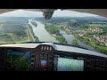 Diamond DA62, spectacular touch-and-go alongside the Blue Danube River