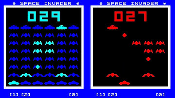 SPACE INVADER HANDHELD (2024) in 4K UHD - *NEW* ZX Spectrum 48K game! Gameplay! DVDfeverGames