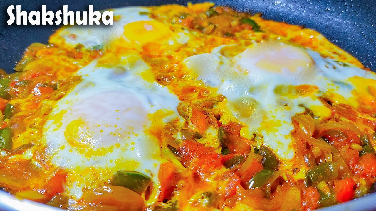 Shakusha Shakshuka - Eggs in Tomato | Easy Shakshuka Egg Recipe | Poached Egg in ...