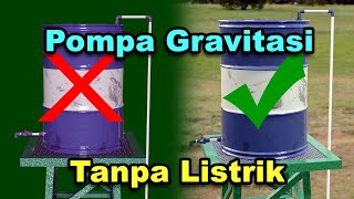 How a Gravity Water Pump Works Without Electricity | Free Energy Without Machines | Hoaxes or Facts