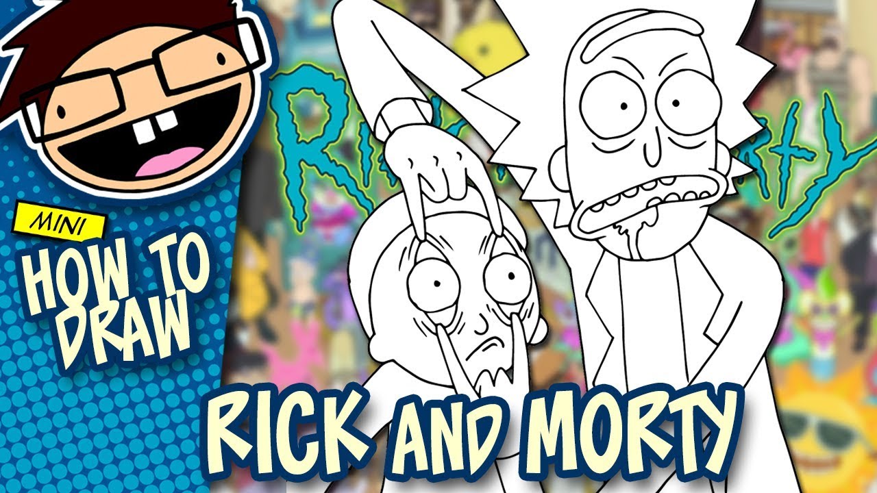 How To Draw Rick And Morty Rick And Morty Narrated Easy Step