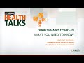 UMiami Health Talk: Diabetes and COVID-19: What You Need to Know
