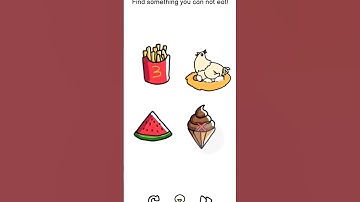 brain out no 10 find something you can not eat #ytshorts #brainout