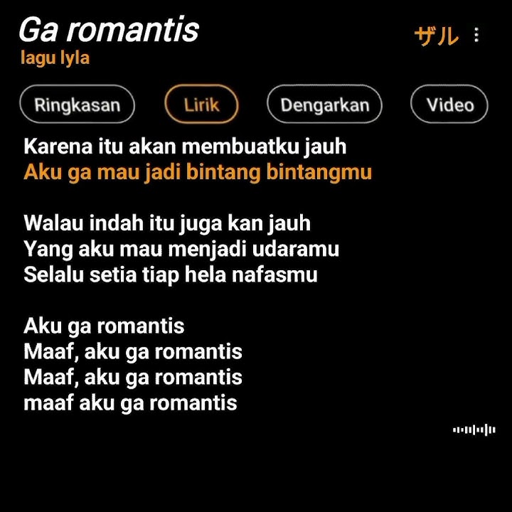 ga romantis🎧#lagutiktok #liriklagu#laguviral