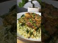 I Love Fish With Spinach Rice It Doesn T Get Any Healthier Than This Dish Shorts