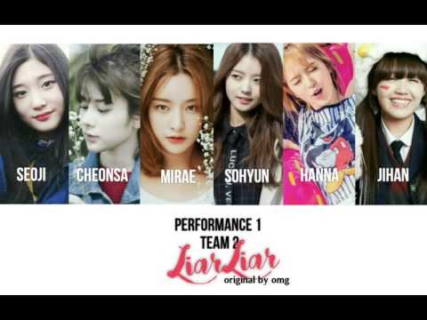 Kpop applyfic Indonesia | Girls' 18! - Performance 1: Liar Liar (Team 2)