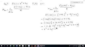Math 2413 Sec 3.1 (part 3) Alternative Definitions for Rates of Change