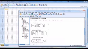 Pretest and Posttest Analysis Using SPSS