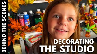 Behind The Scenes - Decorating The Studio With Olivia by Art For Kids Hub Family 117,508 views 2 years ago 8 minutes, 34 seconds