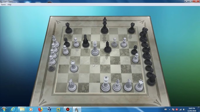 Chess Titans - Level 10 - Full game 