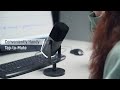 FIFINE USB/XLR 동적 마이크, 터치 무음 버튼, 헤드폰 잭, I/O 제어, PC PS5/