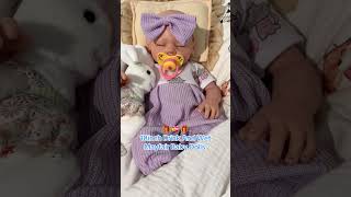 Silicone baby drink and wet system 18inch full body silicone baby doll girl #rebornbaby #reborndoll