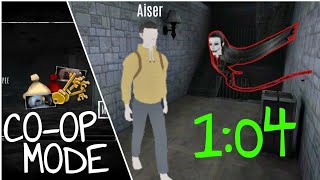 EYES new CO-OP MODE SPEEDRUN 1:04 | Eyes - The Horror Game | Collab with @aiser911