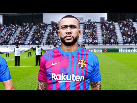 Barcelona vs PSG (Depay Scored a Goal) ft Wijnaldum, Aguero , Ramos