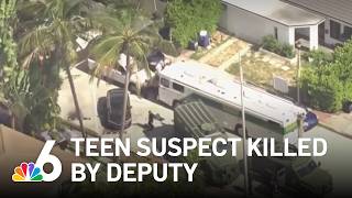 Deputy shoots and kills armed 17-year-old suspect in Miami Beach