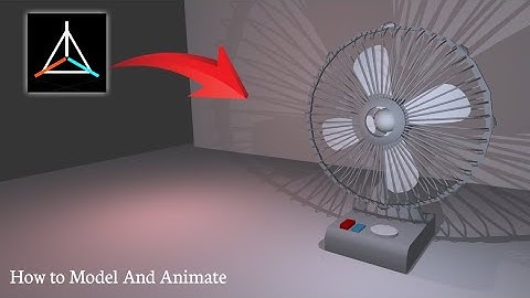 How to make Animation in Prisma3D | how to model and Animate Fan 3D Model