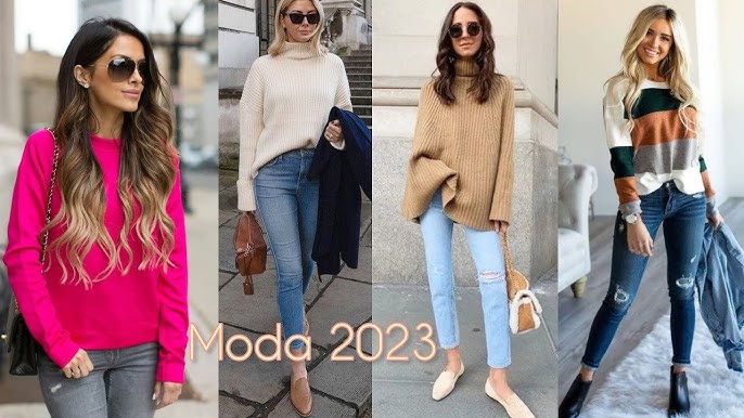 MODA LOOKS OTOÑO INVIERNO MODA MUJER OUTFITS SENCILLOS QUE NO PASAN MODA TENDENCIAS 2023 - YouTube