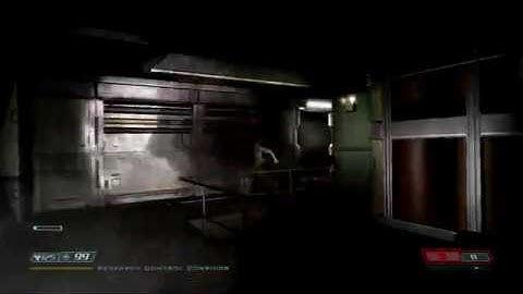 Doom 3 part 18 light machine gun