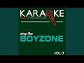 I Love the Way You Love Me (In the Style of Boyzone) (Karaoke with Background Vocal)