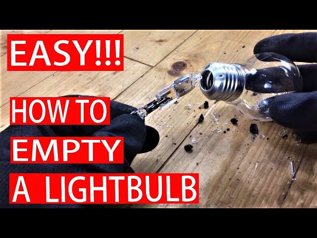 Empty a Lightbulb - How to Hollow Out a Light Bulb | DIY Decor Ideas class=